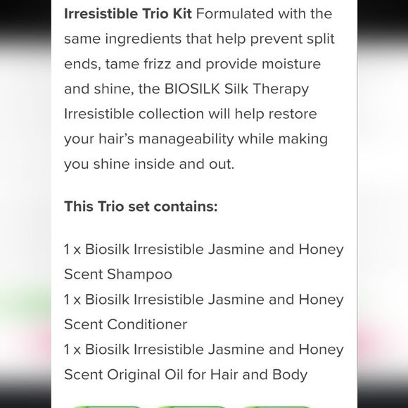 Biosilk Irresistible Silk Therapy Trio - Picture 7 of 7